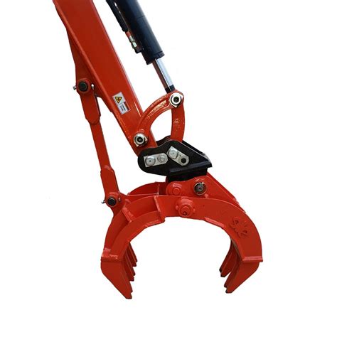 mini excavator grappler|mini excavator mechanical grapple.